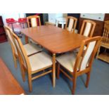 Extending Dining Table and 6x Matching Chairs