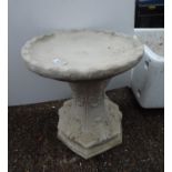 Concrete Garden Bird Bath