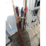 Garden Tools and Witches Broom