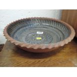 Glazed Terracotta Studio Pottery Bowl