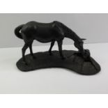 Bronze Ornament - Mare and Foal - Marked Tom Mackie 80