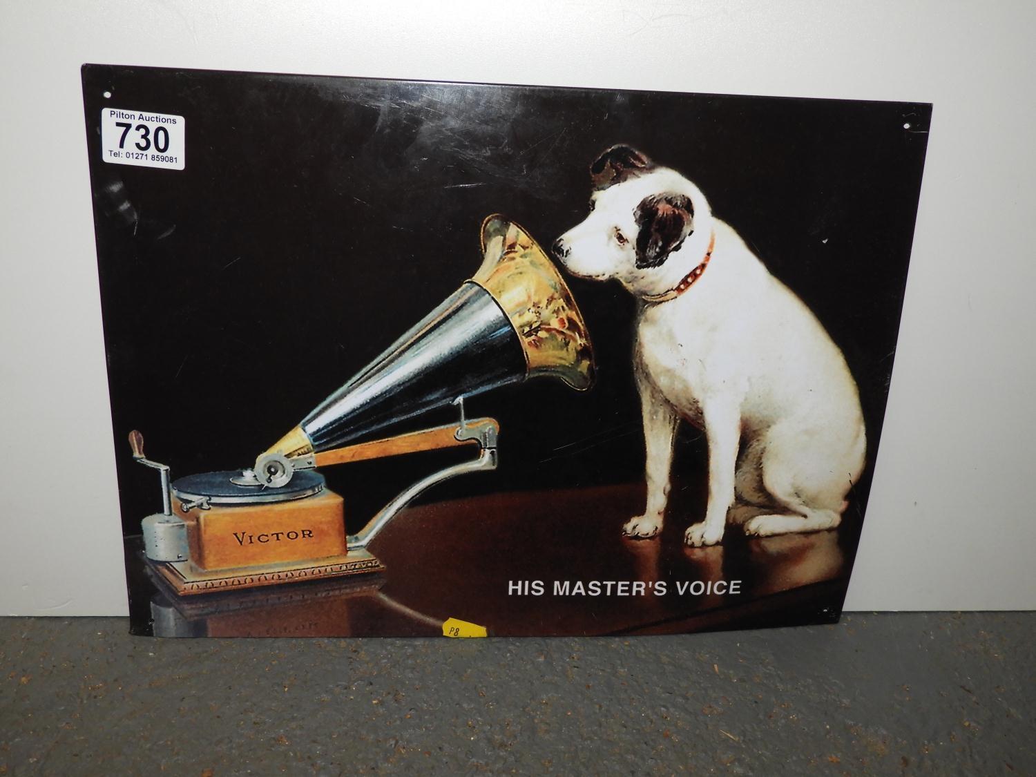 Metal Sign - HMV