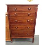Chest of Five Baise Lined Drawers