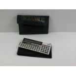 Casio Calculator and Travel Scrabble