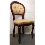 Carved Upholstered Dining Chair