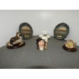 Royal Doulton Character Jug, Bideford Wall Plates etc