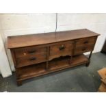 Oak 19th Century Dresser Base