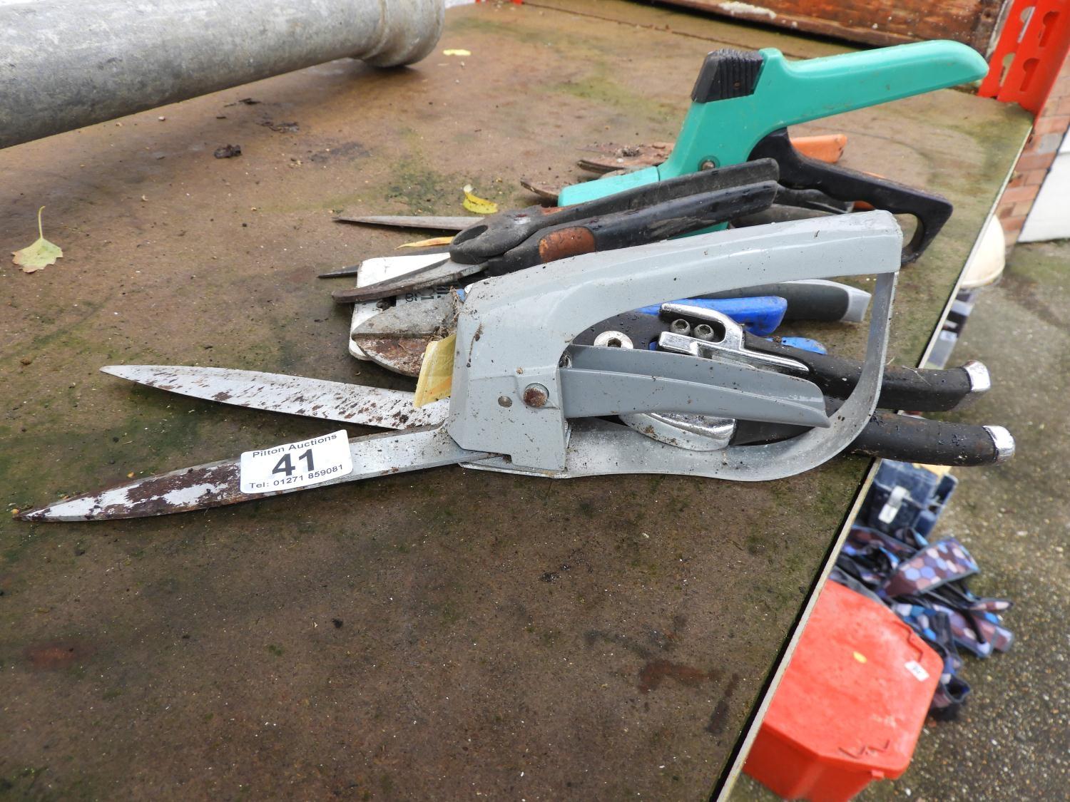 Secateurs etc