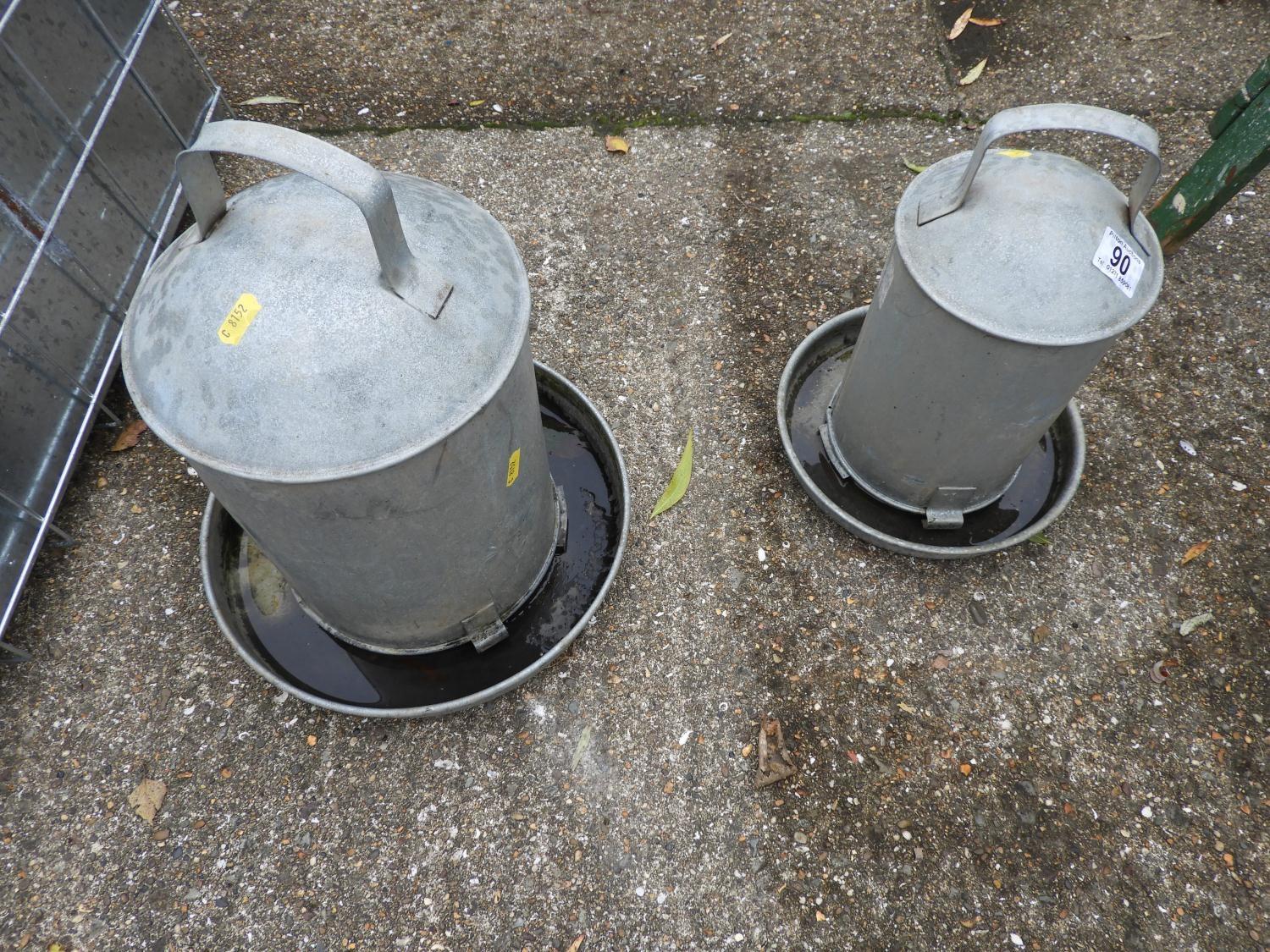 2x Poultry Feeders