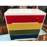 Painted Chest of Four Drawers