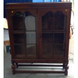 Oak Glazed Display Cabinet