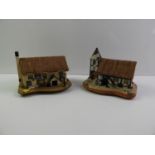 Musical Trinket Box and Thatched Houses