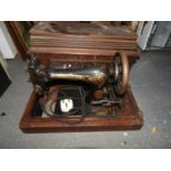 Wood Cased Sewing Machine