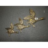 Brass Flying Ducks