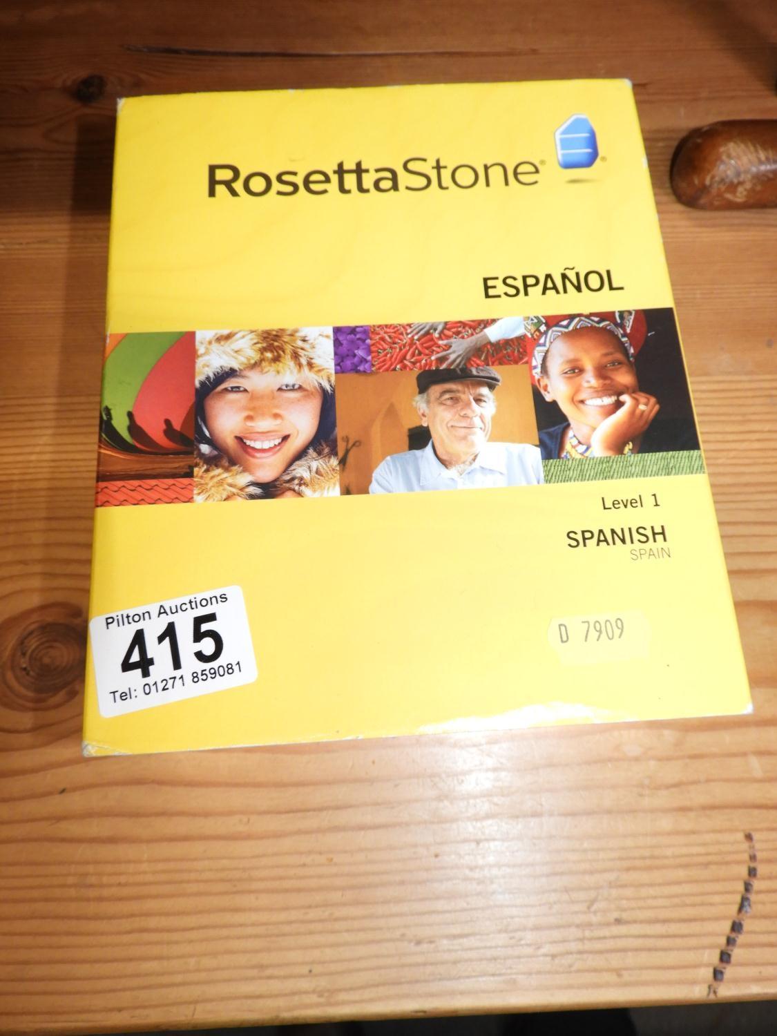 Rosetta Stone Spanish Course
