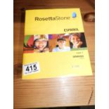 Rosetta Stone Spanish Course