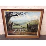 Framed Oil on Board - Gateway to Spring Chris Golds