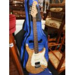 Custom Made Eagle Head Stratocaster Style Guitar with New Bag, Strap and Lead
