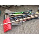 Large Quantity of Tools - Axes Shovels etc