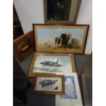 Various Framed Pictures