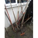 Large Quantity of Garden Hand Tools