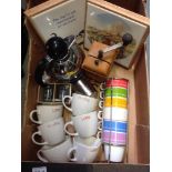 Coffee Pot Cups Grinder etc