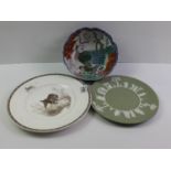 2x Wedgwood Plates and Oriental Bowl