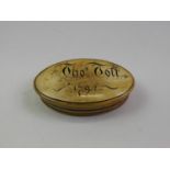 Cuff Link Box Marked Thomas Toft 1794