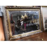 Gilt Framed Bevel Edge Mirror