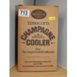 Terracotta Champagne Cooler in Original Box