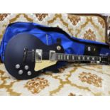 Hohner Les Paul Style Ink Blue Guitar - New Gig Bag, Strap and Lead