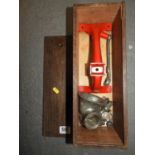 Vintage Mincer in Oak Box
