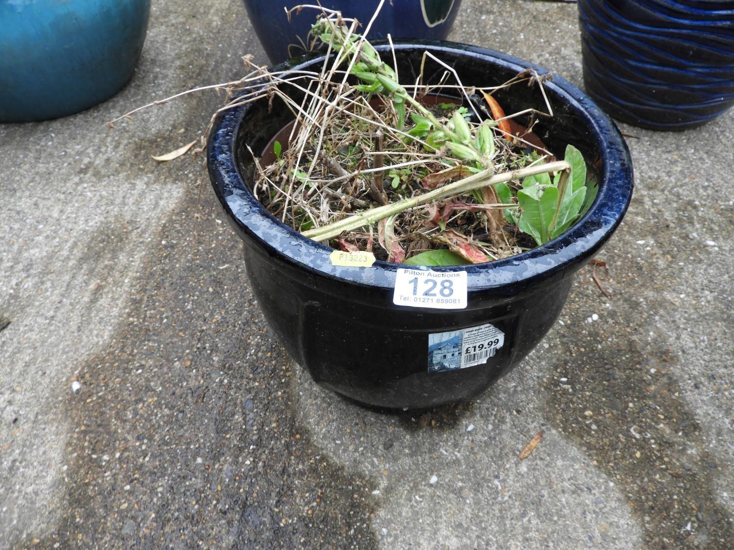 Glazed Garden Planter