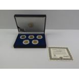 Cased Gold Plated Statehood Quarter Dollars