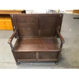 Monks Bench with Storage