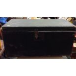 Covered Wooden Trunk
