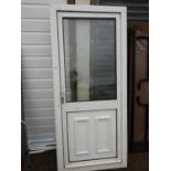 PVC Door with Frame and Keys