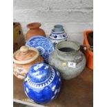 Various Vases, Ginger Jar etc