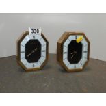 2x Seiko Clocks