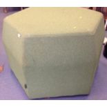 Large Green Pouffe/Stand by Spaceoasis