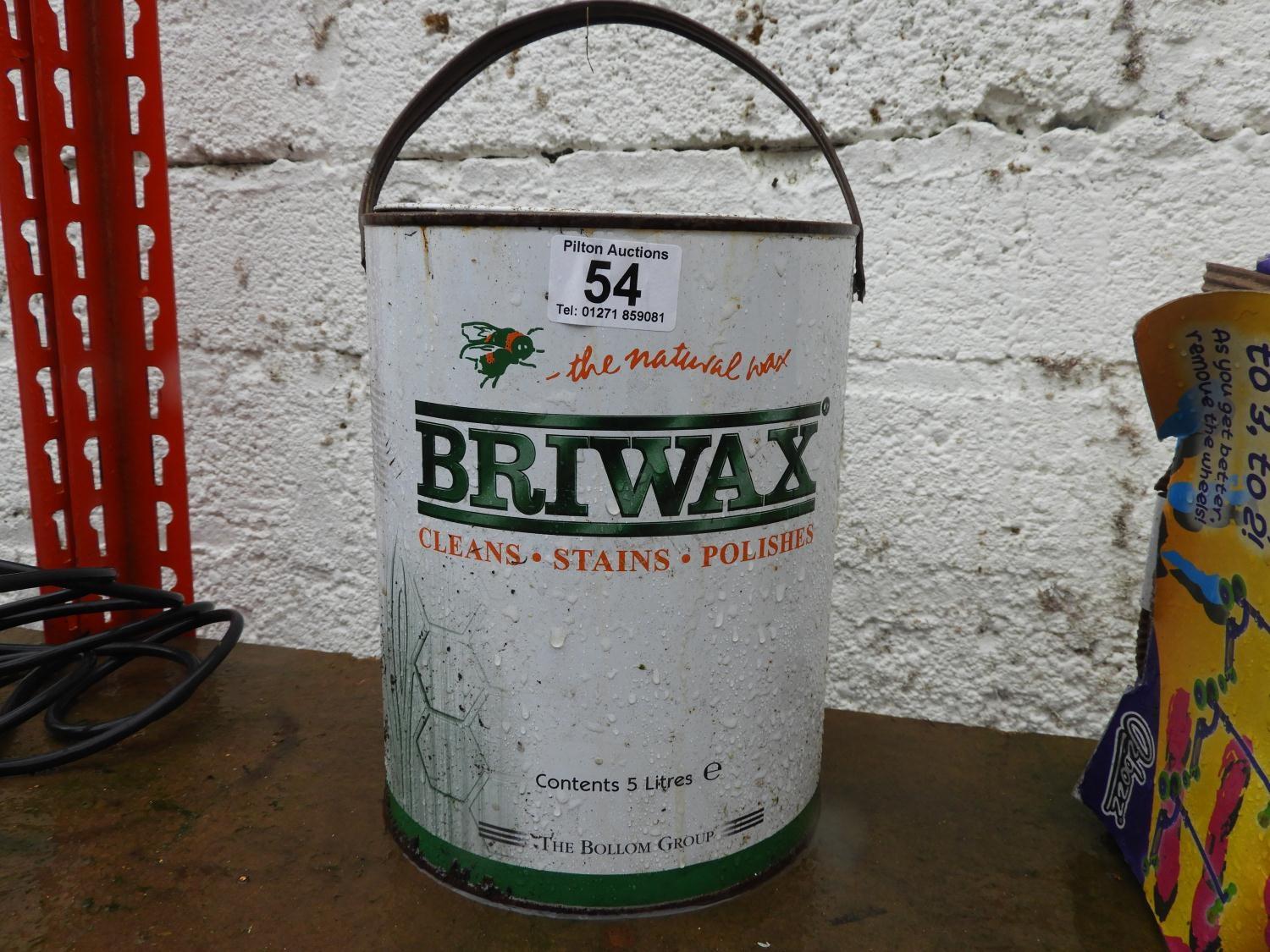 Tin of Briwax