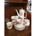 Czechoslovakian Coffee Set