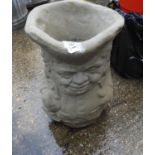 Concrete Garden Planter in the form of a Character Jug