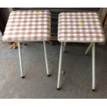 2x Folding Stools