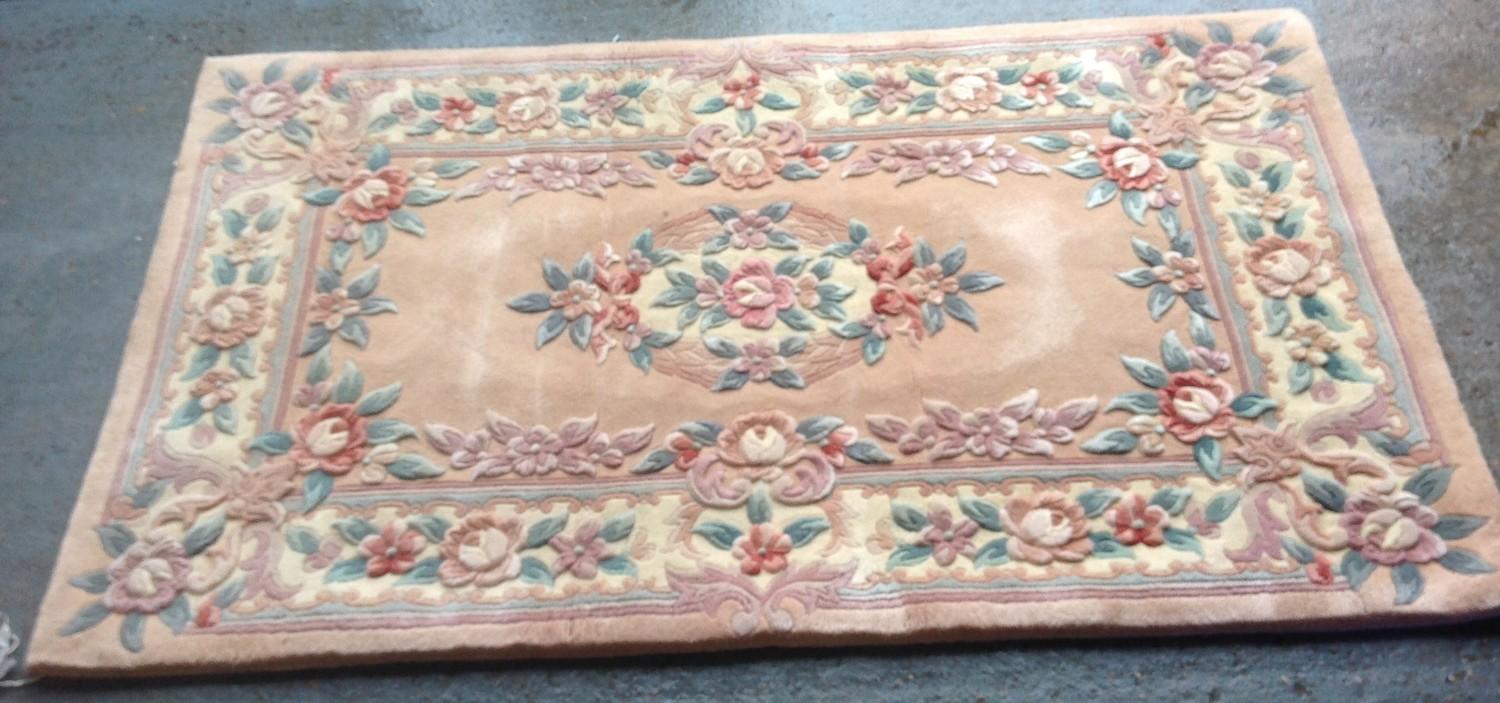 Patterned Rug with Original Price Ticket £199