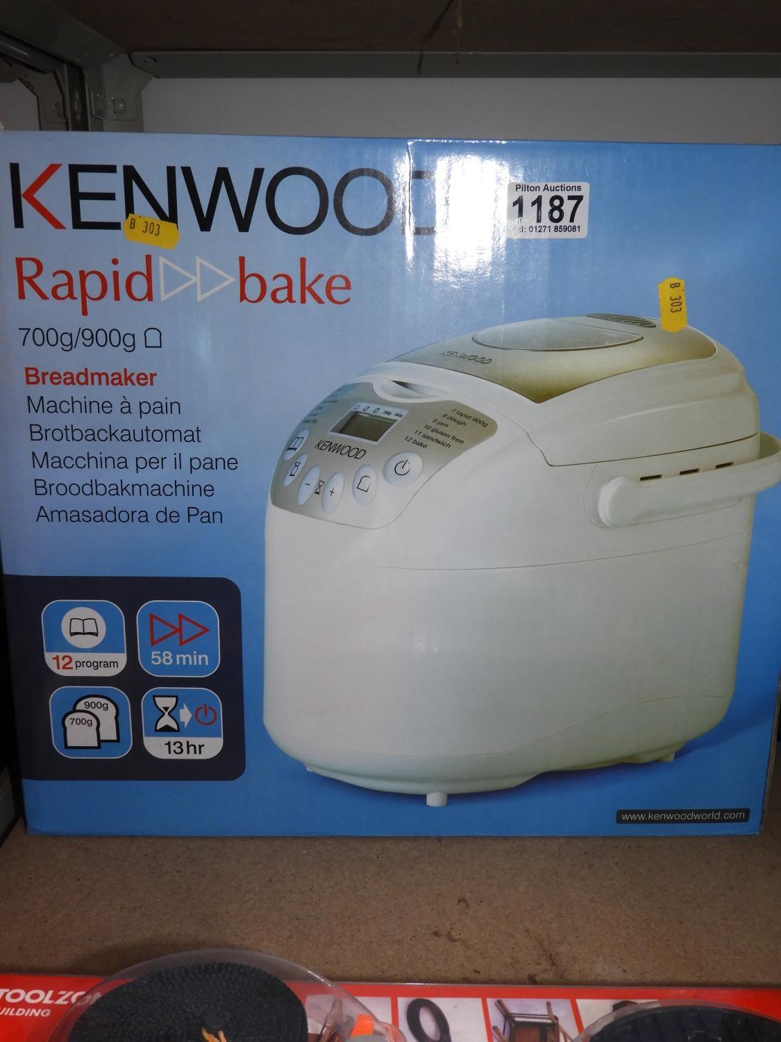 Boxed Kenwood Bread Maker
