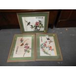 Framed Oriental Embroidery