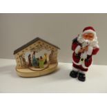Musical Nativity Scene and Paper Ornament - Witch