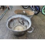 Galvanised Bath and Bucket