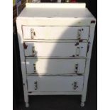 Painted Shabby Chic Chest of Drawers